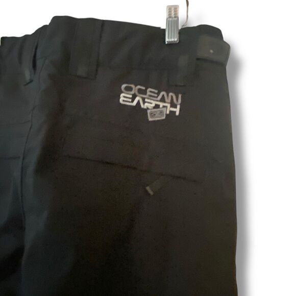 NWT Ocean & Earth Pro Series Snow Pants Style 735298 Black Small Ski Snowboard - Picture 3 of 10